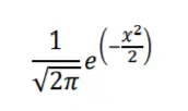 ecuación que define la curva de distribución z