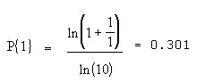 benford fórmula 2