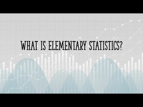 What is elementary statistics?