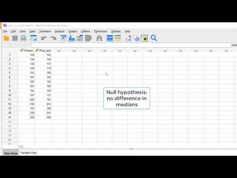 How to Run a Wilcoxon Signed Rank Test in SPSS
