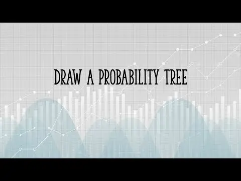 How to draw a probability tree