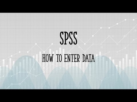 How to Enter Data into SPSS