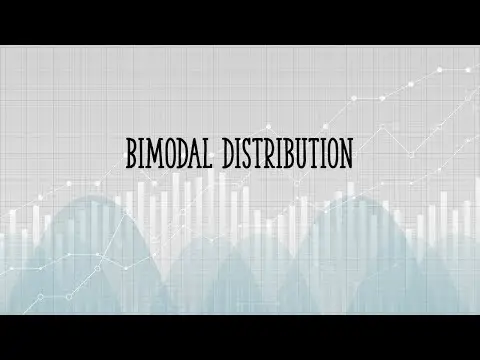 Bimodal distribution