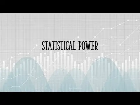 Statistical Power: Overview