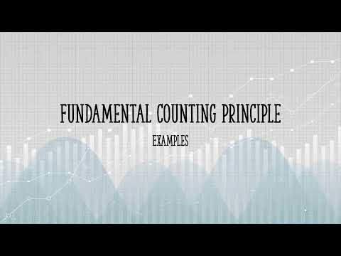 Fundamental Counting Principle Examples