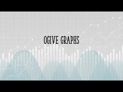 How to Make an Ogive Graph (By Hand)