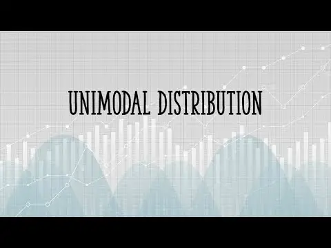 What is a Unimodal Distribution?