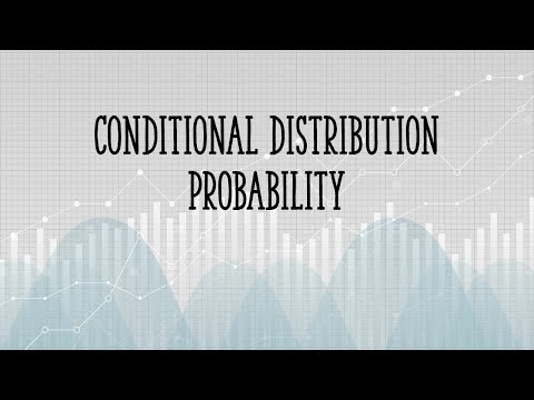 How to calculate conditional distribution probability