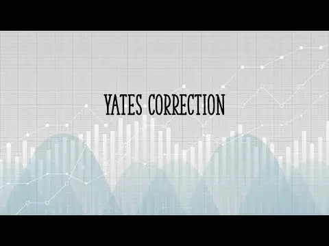 Yates Correction Example