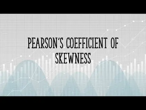 Pearson&#039;s Coefficient of Skewness Calculation