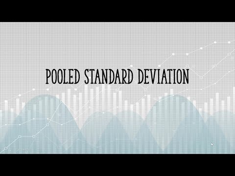 Pooled Standard Deviation