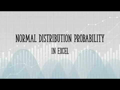 Normal Distribution Probability in Excel