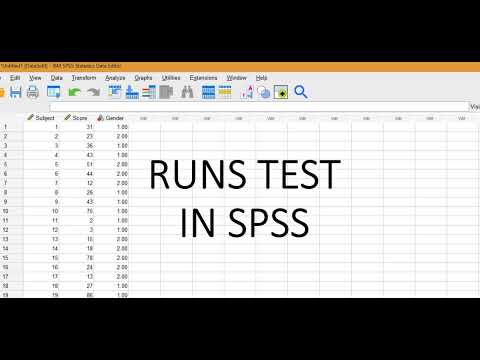 Runs Test SPSS