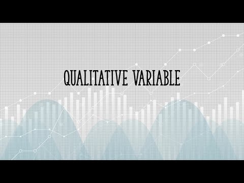 What is a Qualitative Variable?